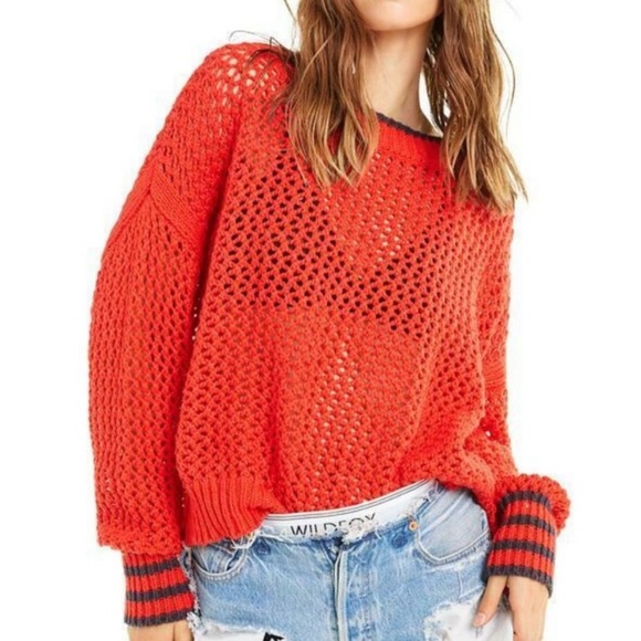 Wildfox Couture Mila Open Knit Sweater - Picture 1 of 5